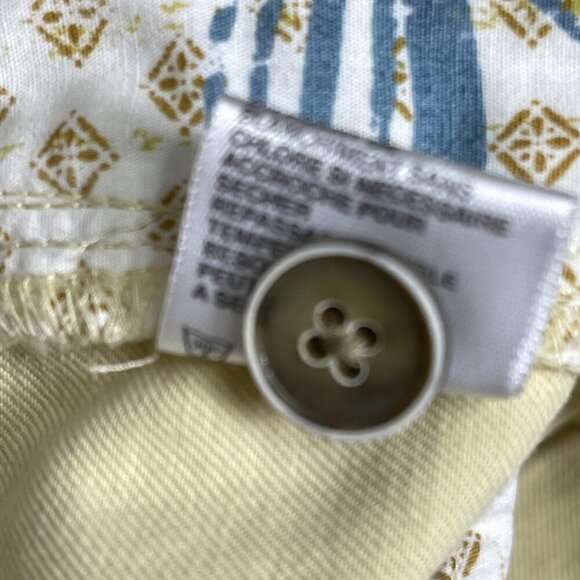 Tommy Bahama Shorts Men's 35 Khaki Classic Fit Yellow Flat Front Casual Summer - Picture 10 of 15